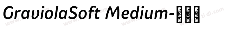 GraviolaSoft Medium字体转换